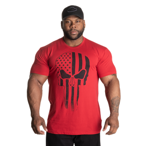 T-shirt standard Gasp Skull rouge piment