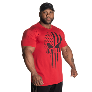 T-shirt standard Gasp Skull rouge piment