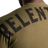 Gasp Skull Standard Tee Army Green Melange