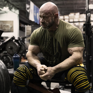 T-shirt standard Gasp Skull, vert armée chiné