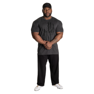 T-shirt standard Gasp Skull, gris foncé chiné