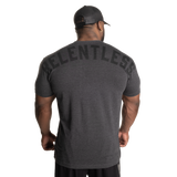 Gasp Skull Standard Tee Dark Grey Melange