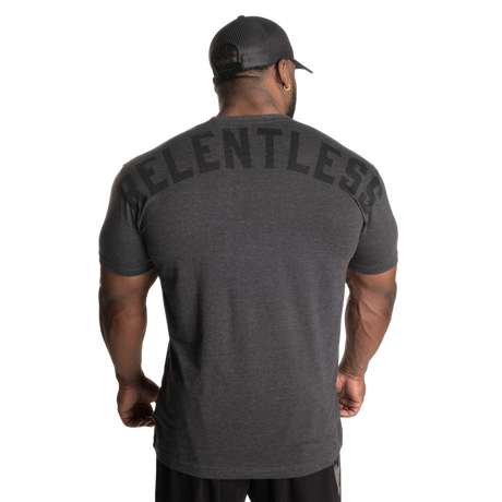 Gasp Skull Standard Tee Dark Grey Melange