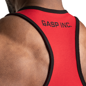 Gasp Ribbed T-Back Chili Red