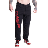 Gasp Vintage Sweatpants Black/Red
