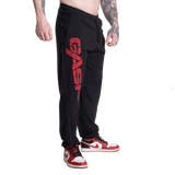 Gasp Vintage Sweatpants Black/Red
