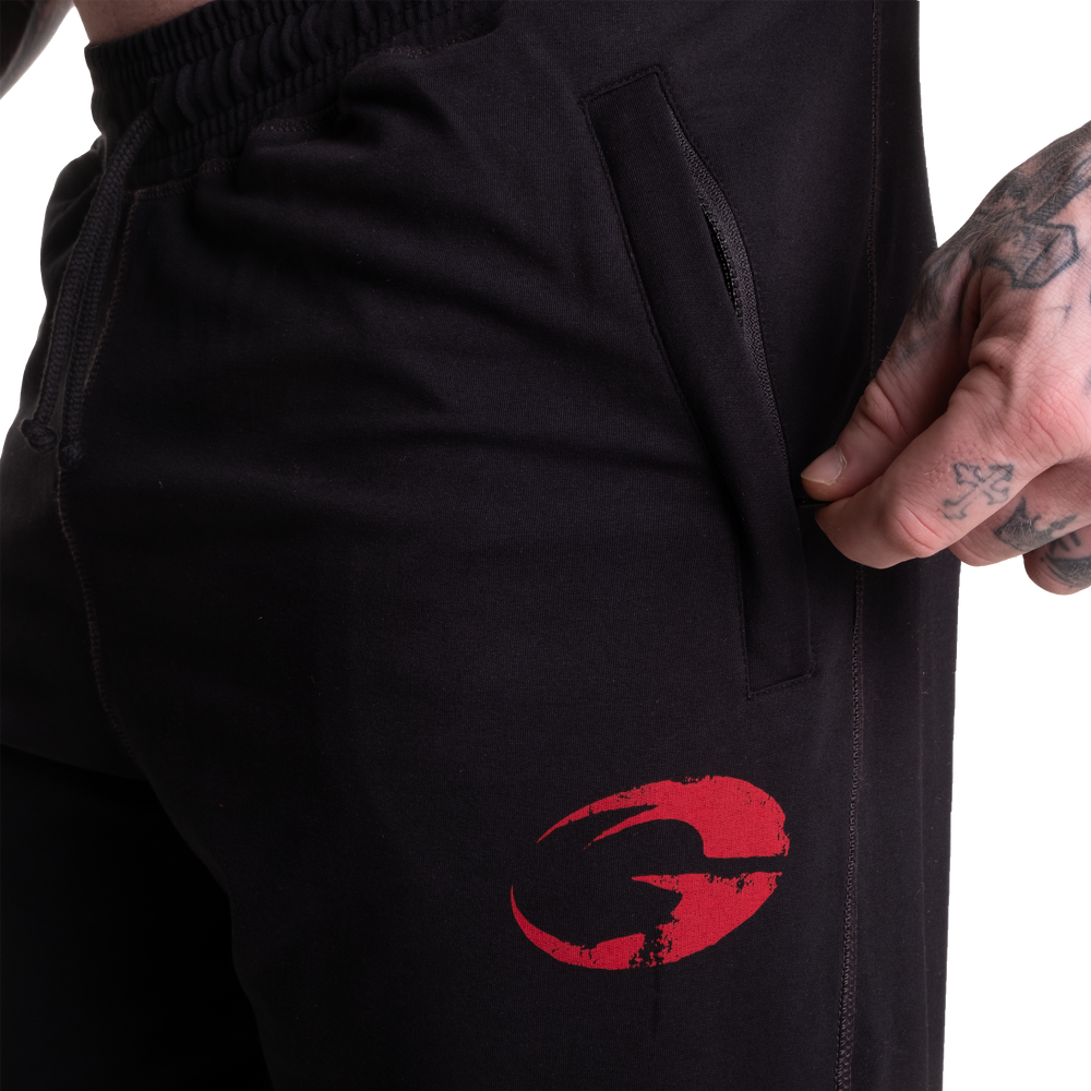 Pantalon de survêtement vintage Gasp noir/rouge