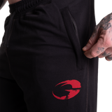 Gasp Vintage Sweatpants Black/Red