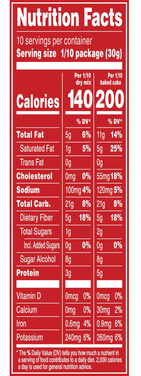 Duncan Hines - Keto-Friendly Yellow Cake Mix - 10.6oz