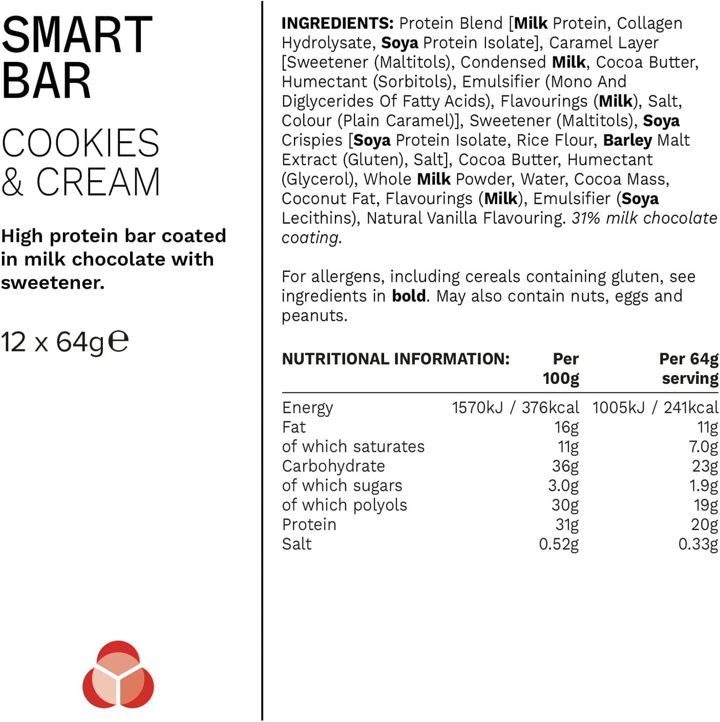 PhD Nutrition - Smart Bar High Protein - 64g