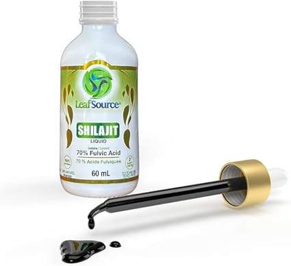 Source de feuilles - Shilajit avec acide humique et fulvique - 60 ml