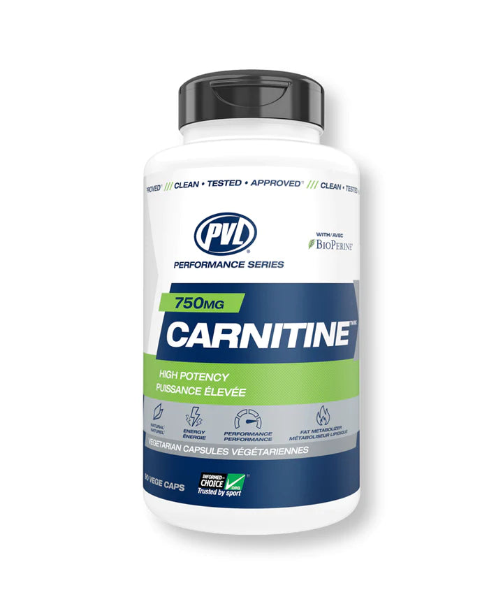 PVL - Carnitine 750mg - 90Vcaps