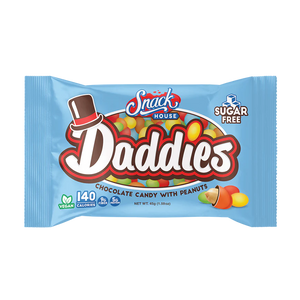 Snack House - Daddies No Sugar Chocolate Peanut Candies - Box 12