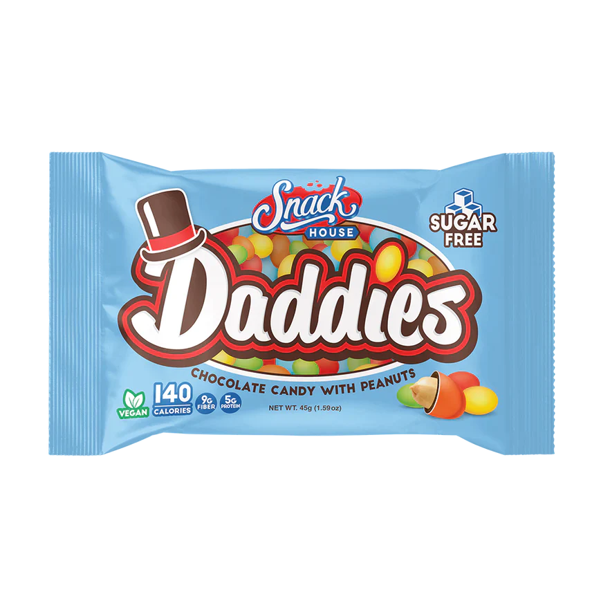 Snack House - Bonbons au chocolat et aux cacahuètes Daddies - 45 g