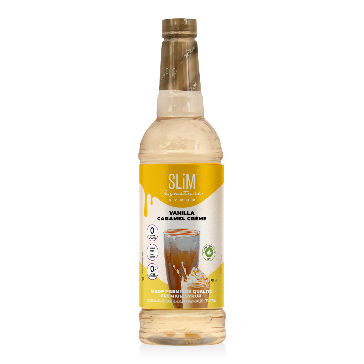 Slim Signature Syrups - 0 Calories Sugar Free Syrup - 750ml