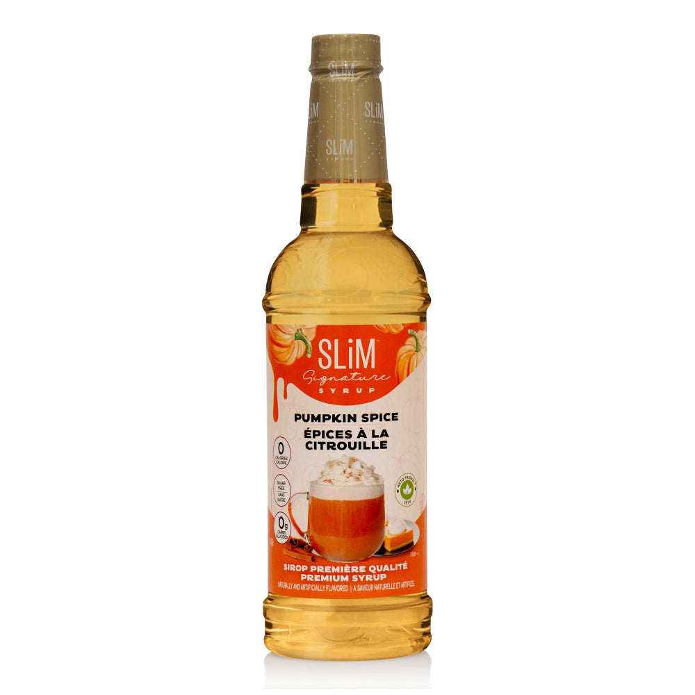 Slim Signature Syrups - 0 Calories Sugar Free Syrup - 750ml