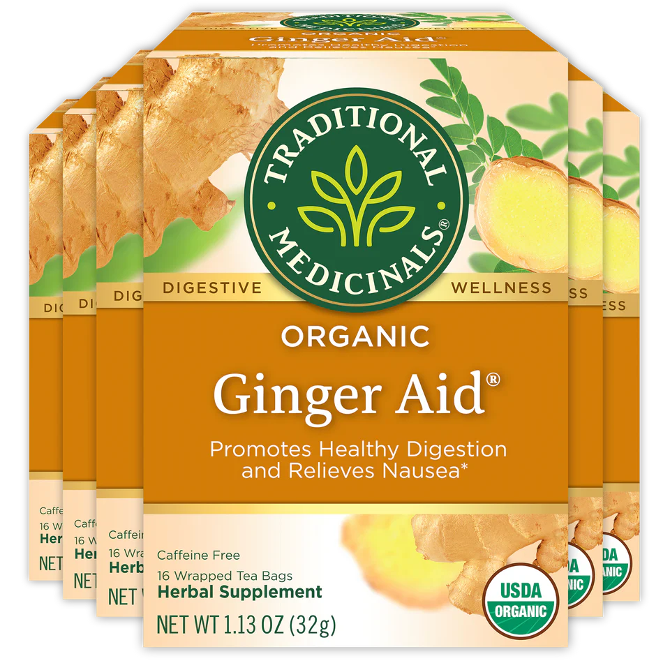 Traditional Medicinals- Ginger Aid - 16 tea bags