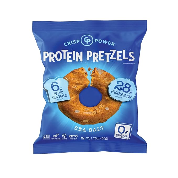 Crisp Power - High Protein Pretzel Crisps - 50g