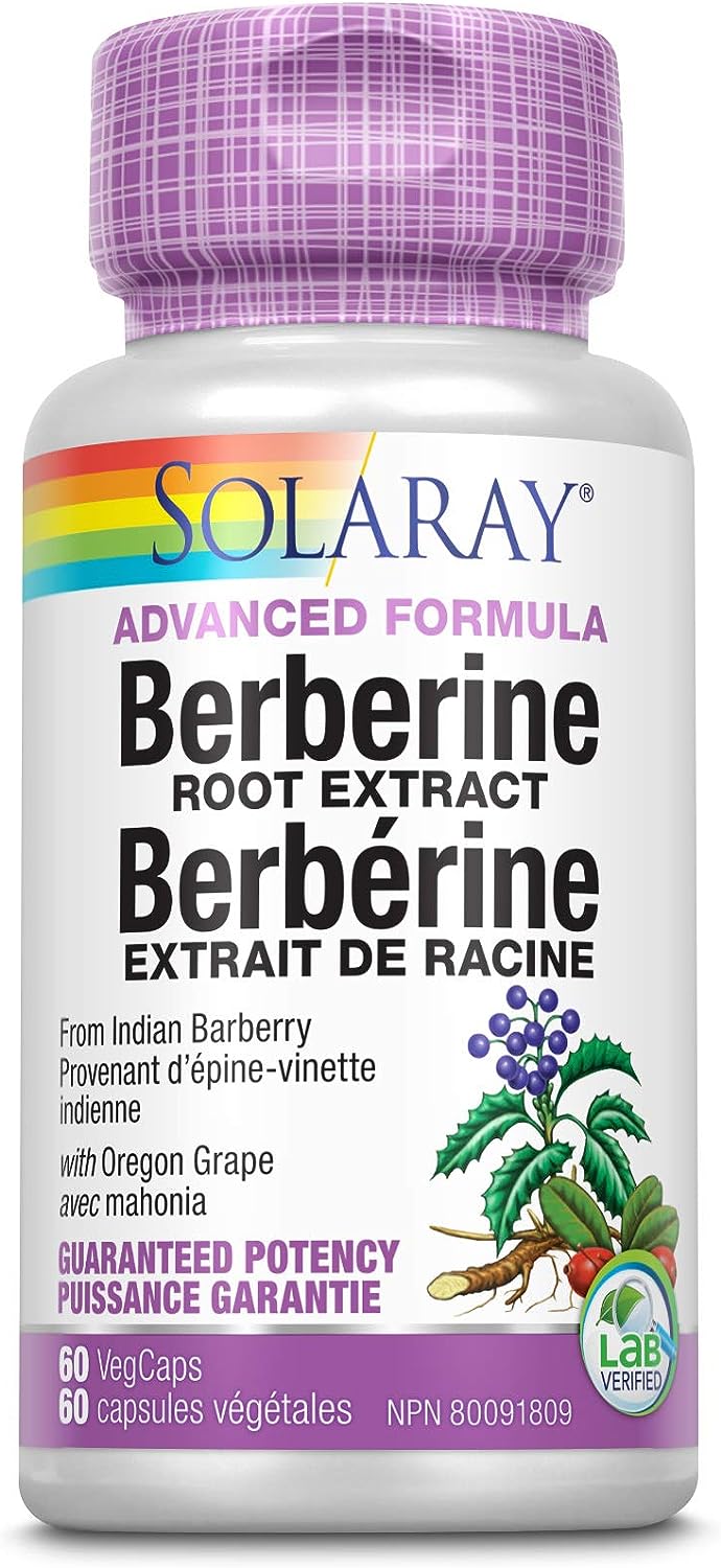 Solaray Advanced Formula - Berberine Root Extract - 60 VCaps