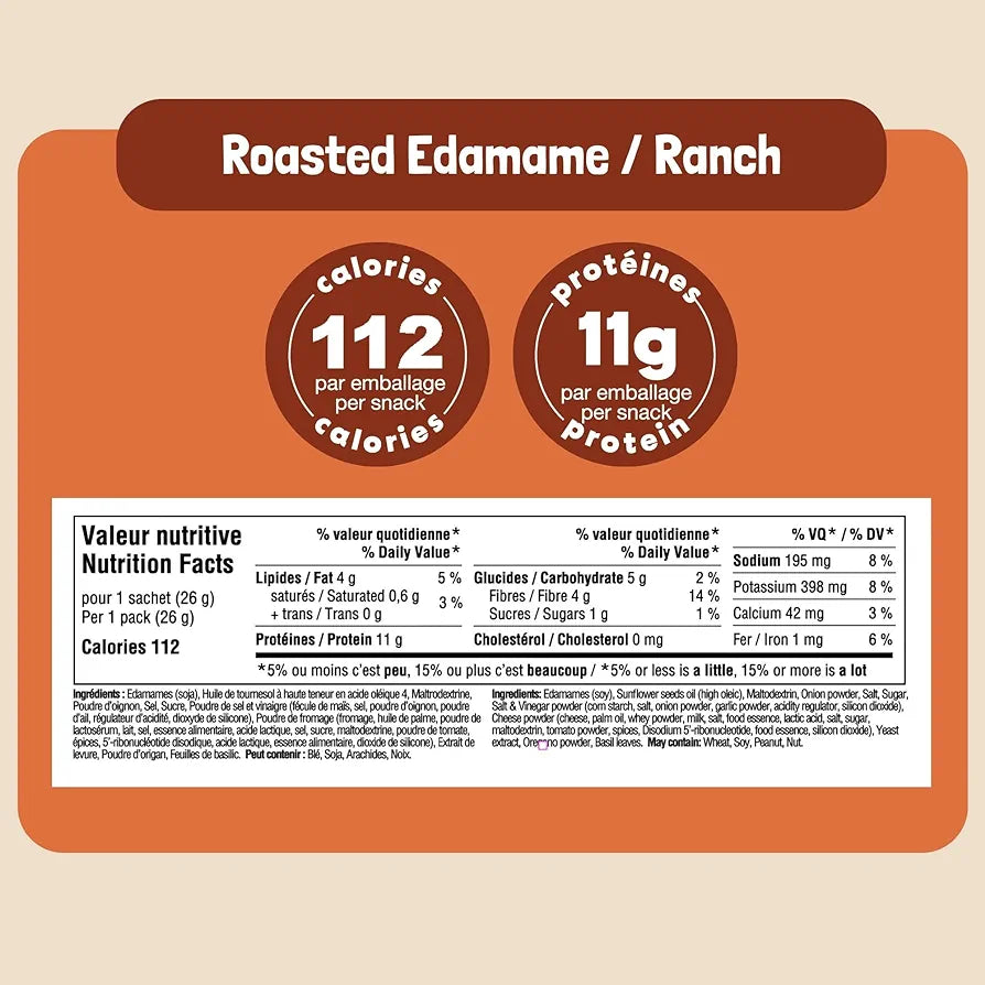 Go Nutrition - Go Beanz Crunchy Roasted Edamane by Jimmy Sevigny - 26g