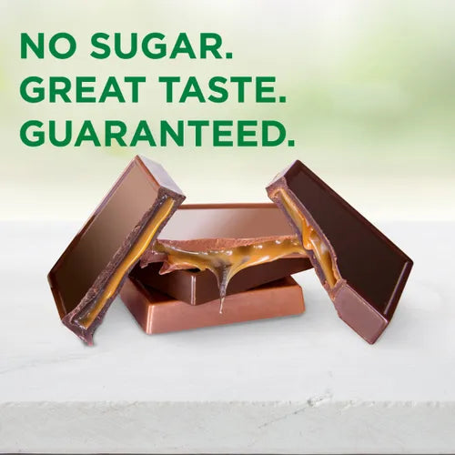 Russell Stover - Sugar Free Chocolate Caramel Tile with stevia - 85g
