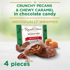 Russell Stover - Sugar Free Chocolate Pecan Delight with stevia - 85g