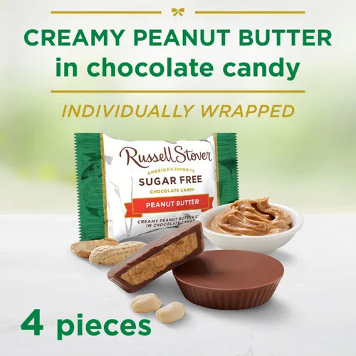 Russell Stover - Sugar Free Chocolate Peanut Butter with Stevia - 85g