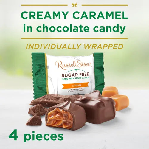 Russell Stover - Sugar Free Caramel with Stevia - 85g