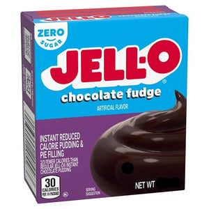 Jell-O Zero Sugar Instant Pudding & Pie Filling – Reduced Calorie Dessert Mix (1oz)