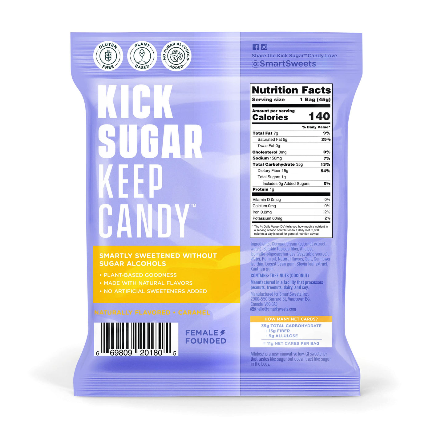 Smart Sweets Plant Based 50g (1 pack)