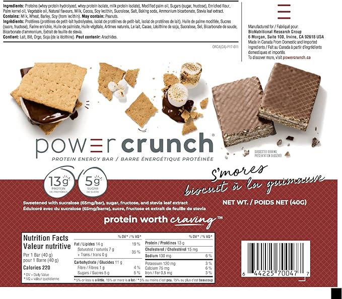 Power Crunch - Original Energy Protein Bars - Box 12