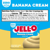 Jell-O Zero Sugar Instant Pudding & Pie Filling – Reduced Calorie Dessert Mix (1oz)
