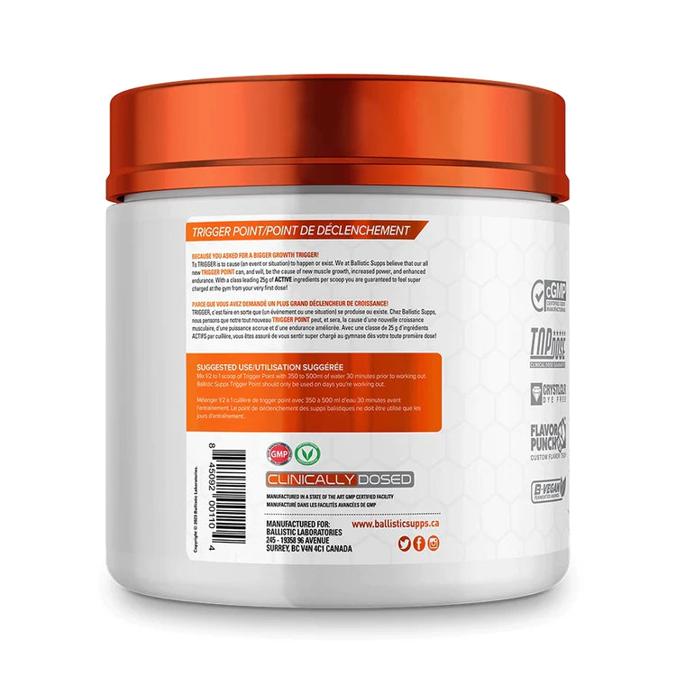 Ballistic - Trigger Point Super Dosed Pré-entraînement - 560 g 