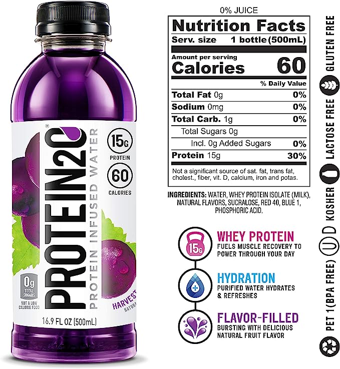Protein2o - Whey Protein Infused Water - Box 12