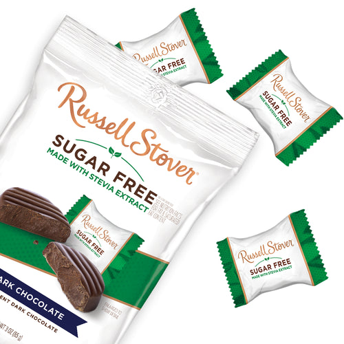 Russell Stover - Sugar Free Dark Chocolate with Stevia - 85g