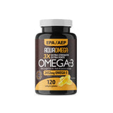 AquaOmega - 3X Extra Strength Wild Caught Fish Oil - 120 Softgels