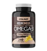 AquaOmega - Huile de poisson sauvage à concentration normale - 240 capsules molles