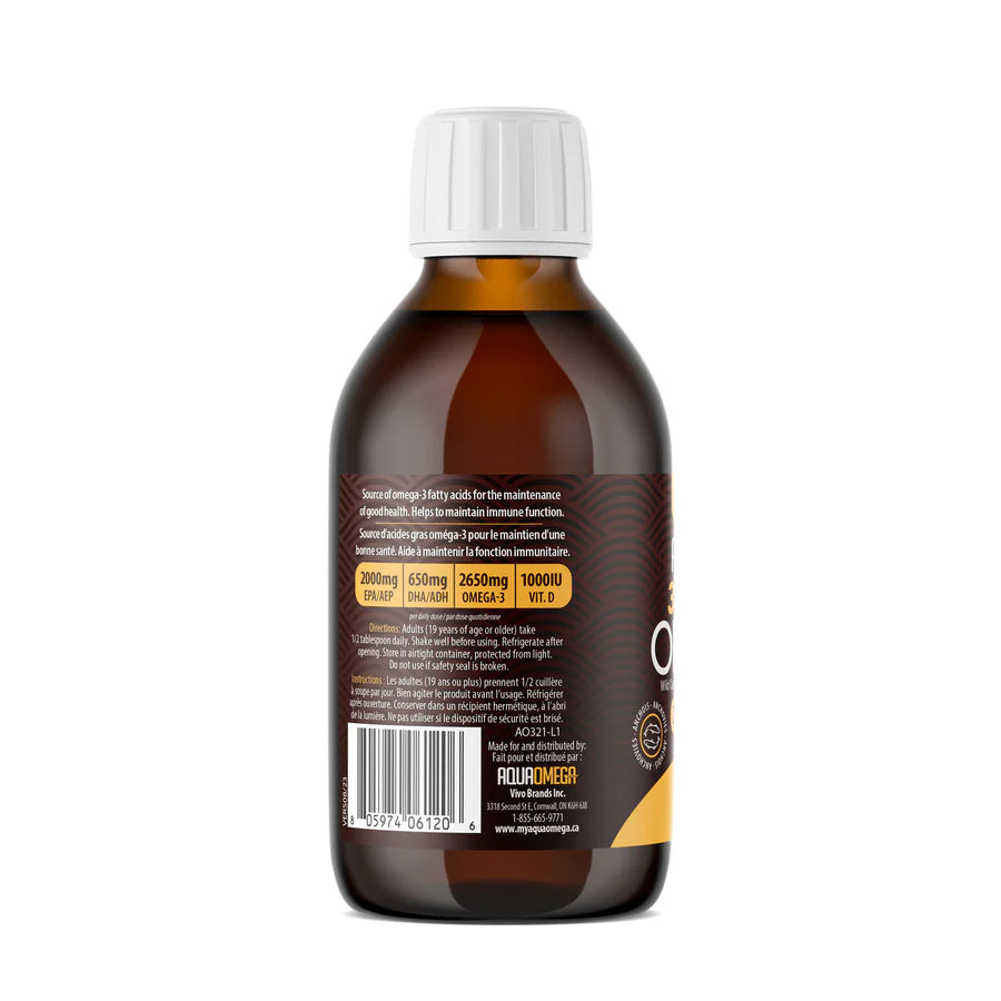 AquaOmega - 3X Extra Strength EPA Omega-3 - 450ml
