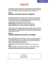 ATP Lab 100 Certified Protein Whey Isolate 900g Recommended Use Pure Wild Berries