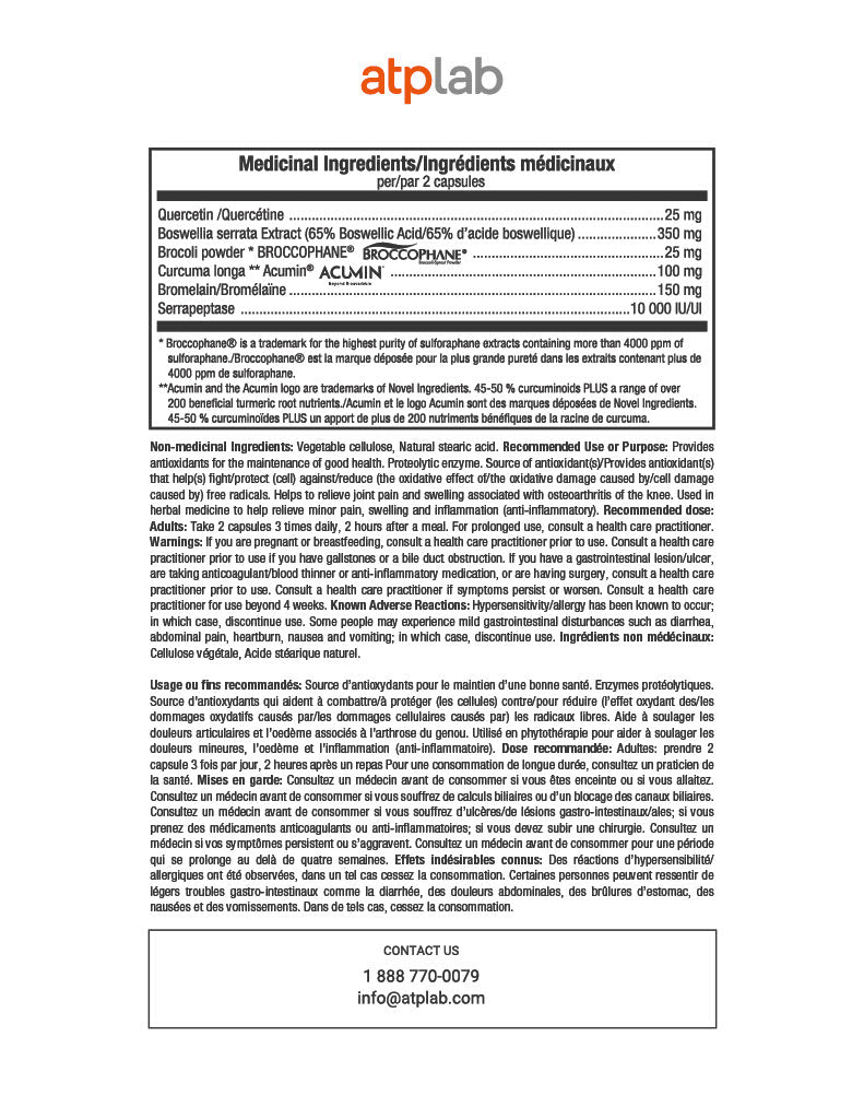 ATP Lab - Inflam Control - 120 Vcaps