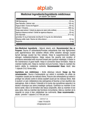 ATP Lab Aromatek 60caps medicinal ingredients