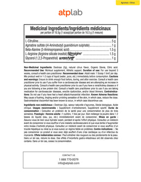 ATP Lab E-Nos 330g Citrus Flavor - Medicinal Ingredients