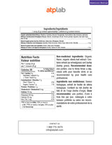 ATP Lab Greens and Reds Whole Foods 240g nutrition facts Blueberry Acai flavor