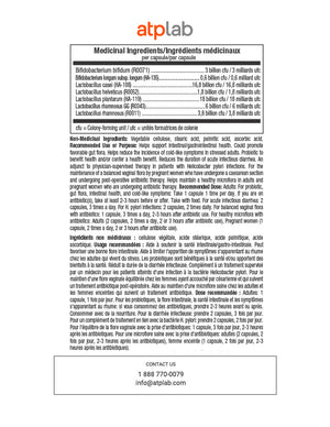 ATP Lab Probio7 30caps medicinal ingredients