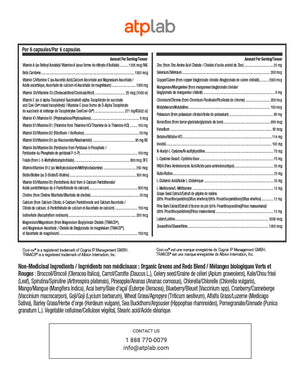 ATP Lab Total defense 120 caps medicinal ingredients
