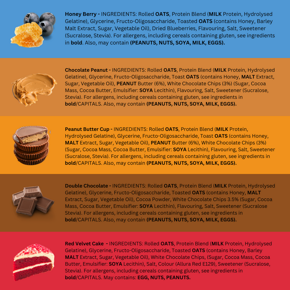 Warrior - Barres protéinées crues - 12 x 75 g