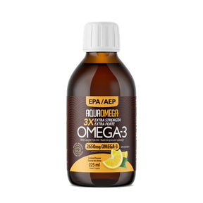 AquaOmega Standard Fish Oil bottle front view.