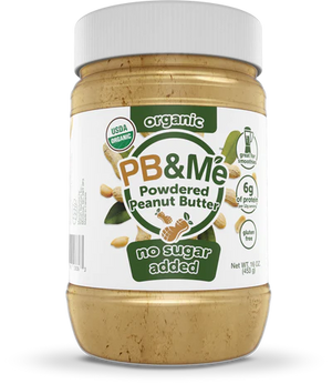 PB&Me - Organic Powdered Peanut Butter - No Sugar Added 453g