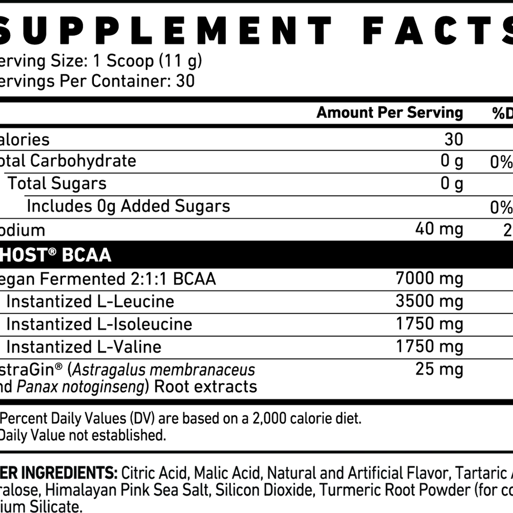 Ghost - BCAA V2 - 30 serving
