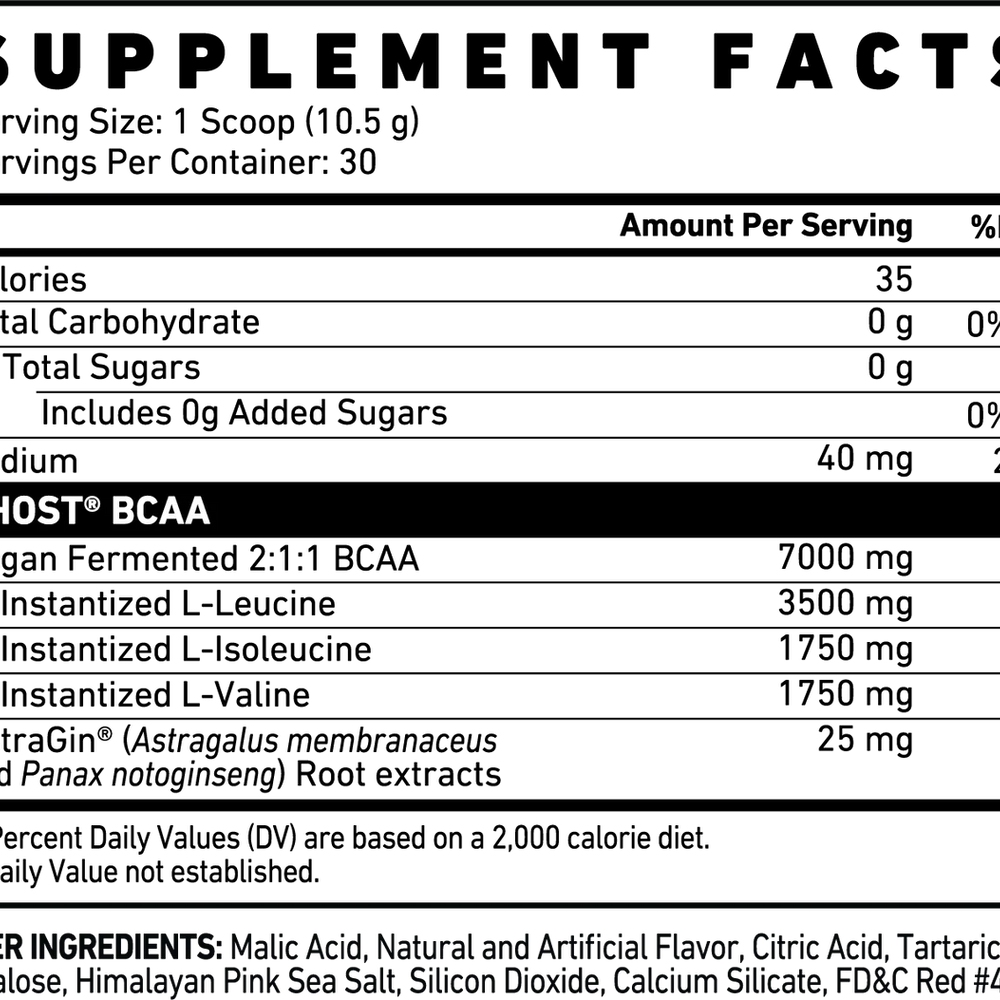 Ghost - BCAA V2 - 30 serving
